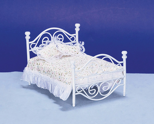 Brass Bed, White